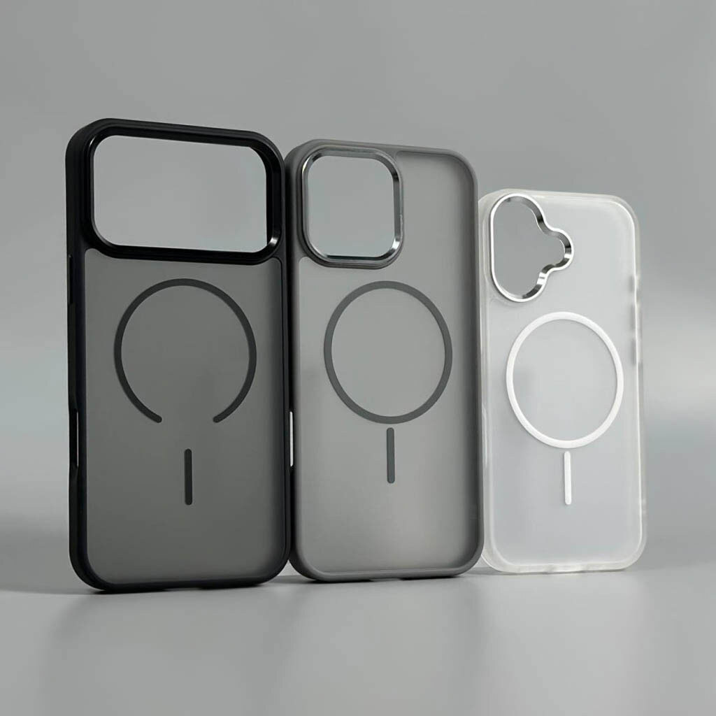 Чехол (накладка) Apple iPhone 17 Pro Max, Air Beats Matte Camera, MagSafe, Белый - № 3 Чехол (накладка) Apple iPhone 17 Pro Max, Air Beats Matte Camera, MagSafe, Белый - № 3