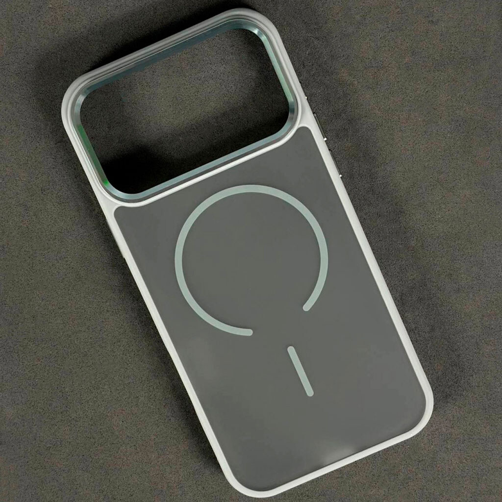 Чехол (накладка) Apple iPhone 17 Pro Max, Air Beats Matte Camera, MagSafe, Серый - № 1 Чехол (накладка) Apple iPhone 17 Pro Max, Air Beats Matte Camera, MagSafe, Серый - № 1