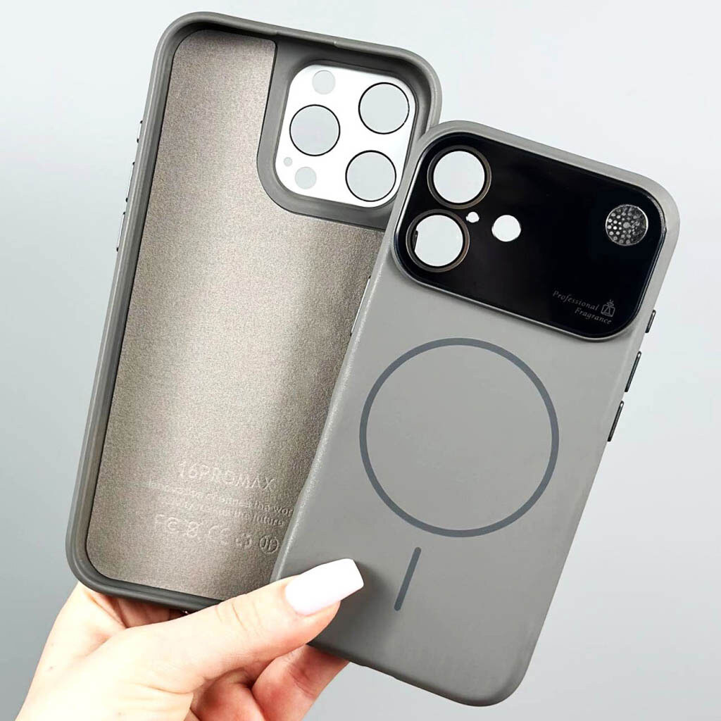 Чехол (накладка) Apple iPhone 16 Pro Max, AG Glass Аromatherapy, MagSafe, Оранжевый - № 7 Чехол (накладка) Apple iPhone 16 Pro Max, AG Glass Аromatherapy, MagSafe, Оранжевый - № 7