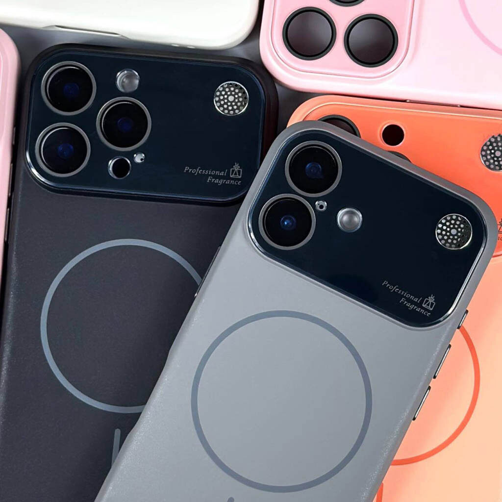 Чохол (накладка) Apple iPhone 16 Pro, AG Glass Ароматерапія, MagSafe, Білий - № 6 Чохол (накладка) Apple iPhone 16 Pro, AG Glass Ароматерапія, MagSafe, Білий - № 6