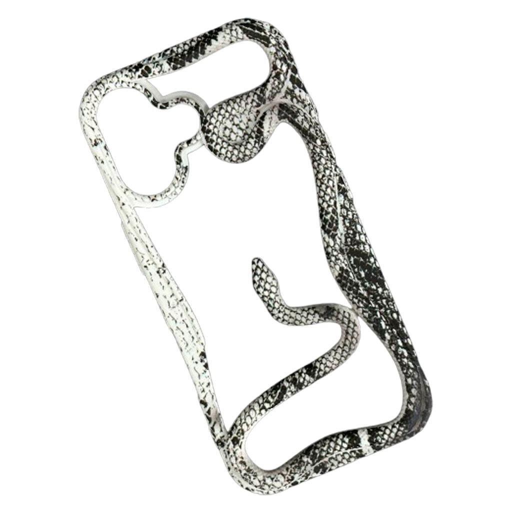 Чохол (накладка) Apple iPhone 16, Soft Snake, White-Black, Білий - № 1 Чохол (накладка) Apple iPhone 16, Soft Snake, White-Black, Білий - № 1