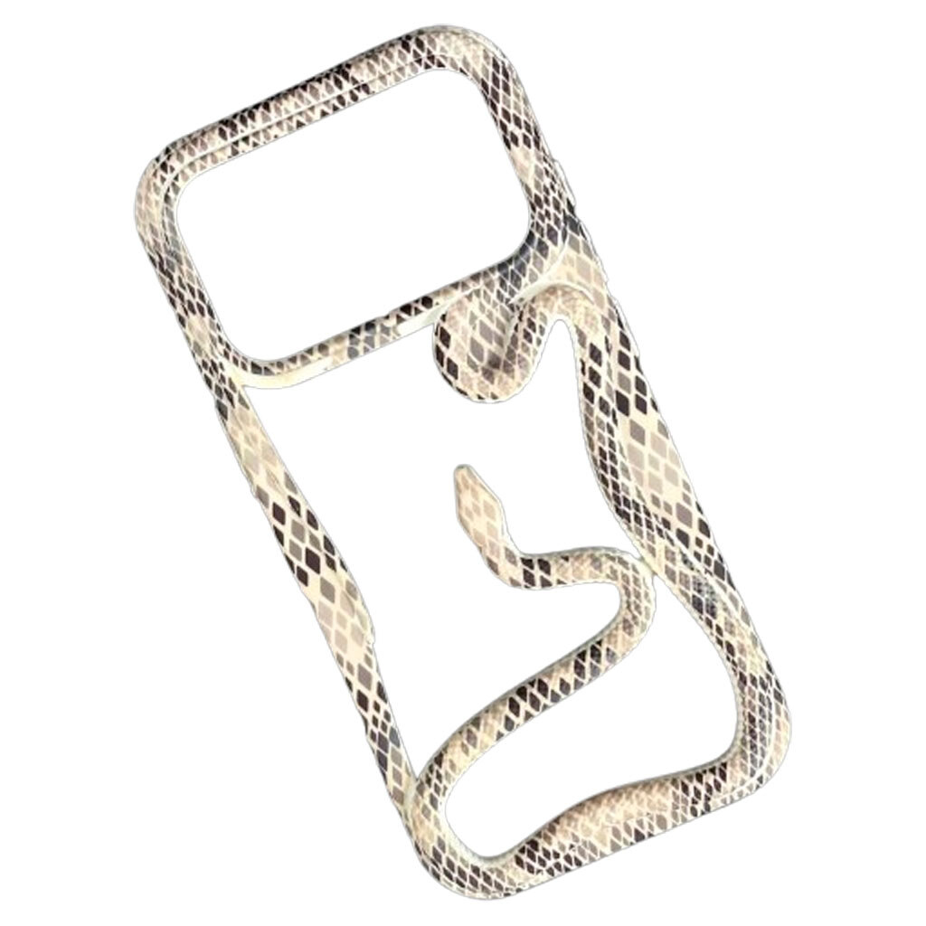 Чохол (накладка) Apple iPhone 17 Pro Max, Soft Snake, Бежевий - № 1 Чохол (накладка) Apple iPhone 17 Pro Max, Soft Snake, Бежевий - № 1