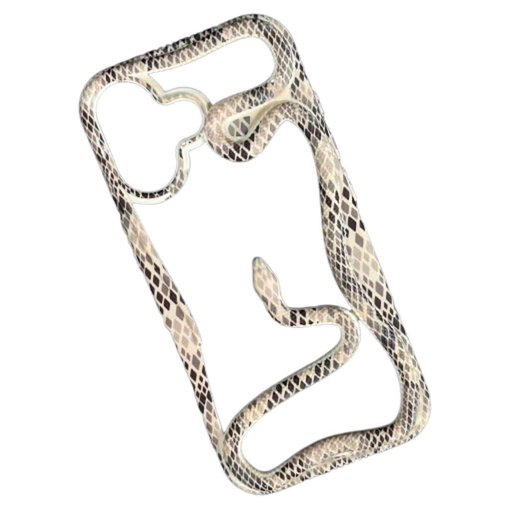 Чохол (накладка) Apple iPhone 17, Soft Snake, Бежевий - № 1 Чохол (накладка) Apple iPhone 17, Soft Snake, Бежевий - № 1