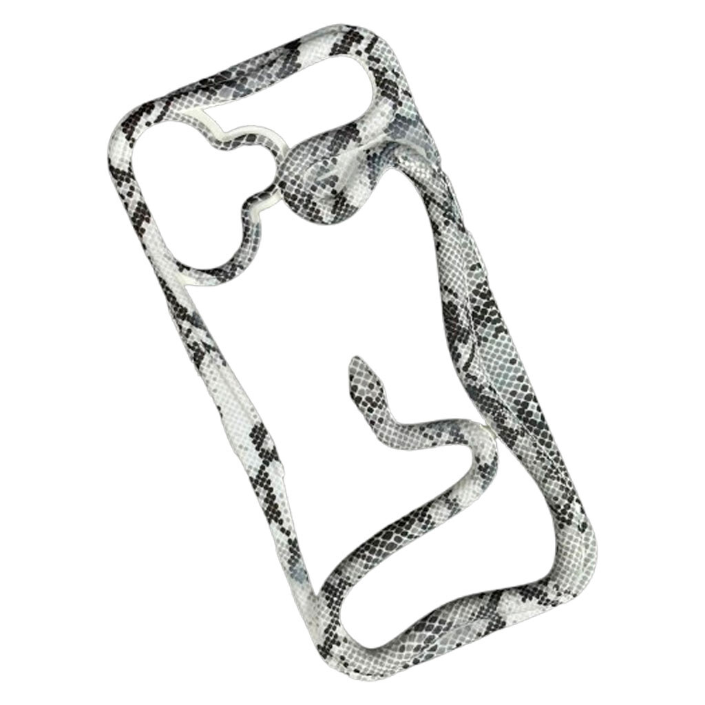 Чохол (накладка) Apple iPhone 17, Soft Snake, Grey-Black, Сірий - № 1 Чохол (накладка) Apple iPhone 17, Soft Snake, Grey-Black, Сірий - № 1