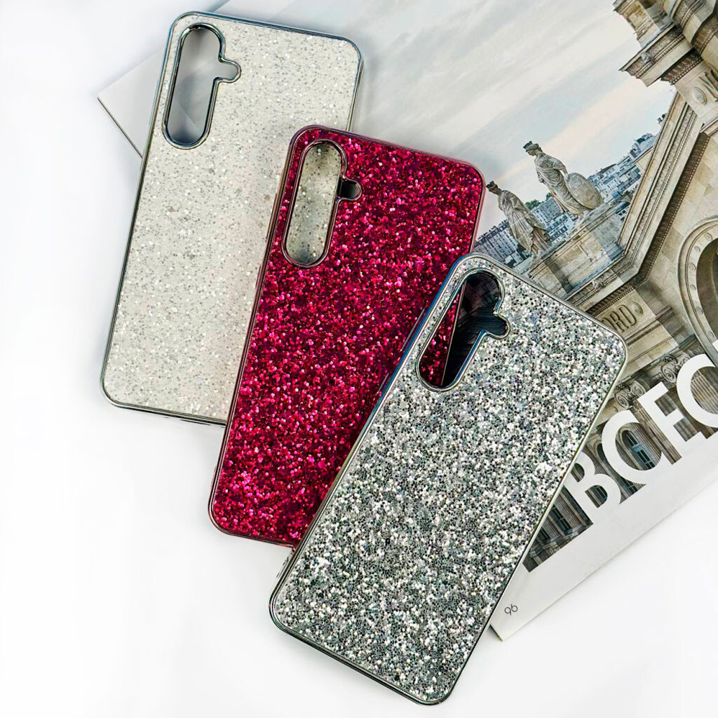 Чехол (накладка) Samsung A355 Galaxy A35 / A356 Galaxy A35 5G, Sparkle Storm, Champagne Glitter, Бежевый - № 4 Чехол (накладка) Samsung A355 Galaxy A35 / A356 Galaxy A35 5G, Sparkle Storm, Champagne Glitter, Бежевый - № 4