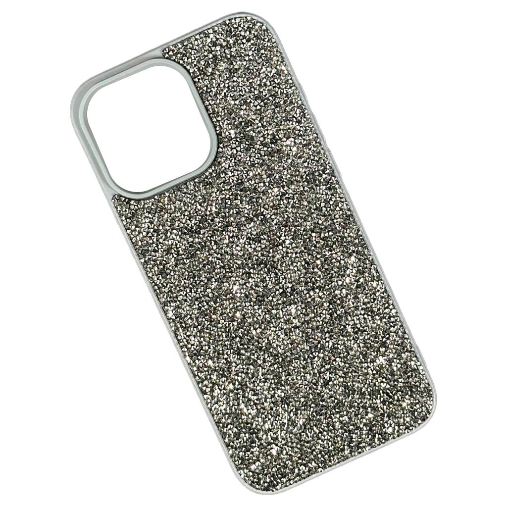 Чохол (накладка) Apple iPhone 11 Pro, Swarovski Diamonds, Dark Silver, Срібний - № 1 Чохол (накладка) Apple iPhone 11 Pro, Swarovski Diamonds, Dark Silver, Срібний - № 1