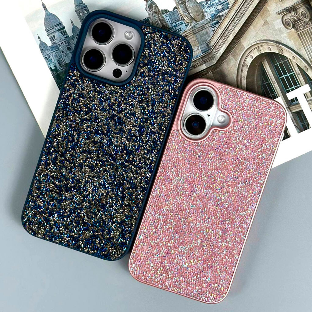 Чохол (накладка) Apple iPhone 14 Pro Max, Swarovski Diamonds, Жовтий - № 6 Чохол (накладка) Apple iPhone 14 Pro Max, Swarovski Diamonds, Жовтий - № 6