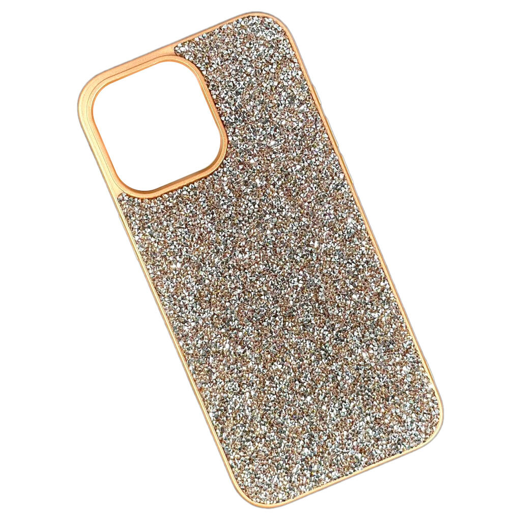 Чохол (накладка) Apple iPhone 15 Pro, Swarovski Diamonds, Жовтий - № 1 Чохол (накладка) Apple iPhone 15 Pro, Swarovski Diamonds, Жовтий - № 1