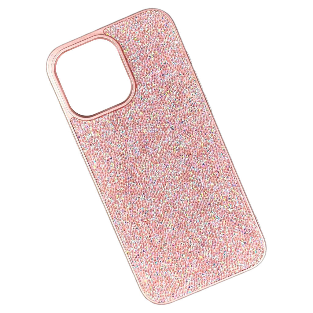 Чехол (накладка) Apple iPhone 16 Pro Max, Swarovski Diamonds, Розовый - № 1 Чехол (накладка) Apple iPhone 16 Pro Max, Swarovski Diamonds, Розовый - № 1