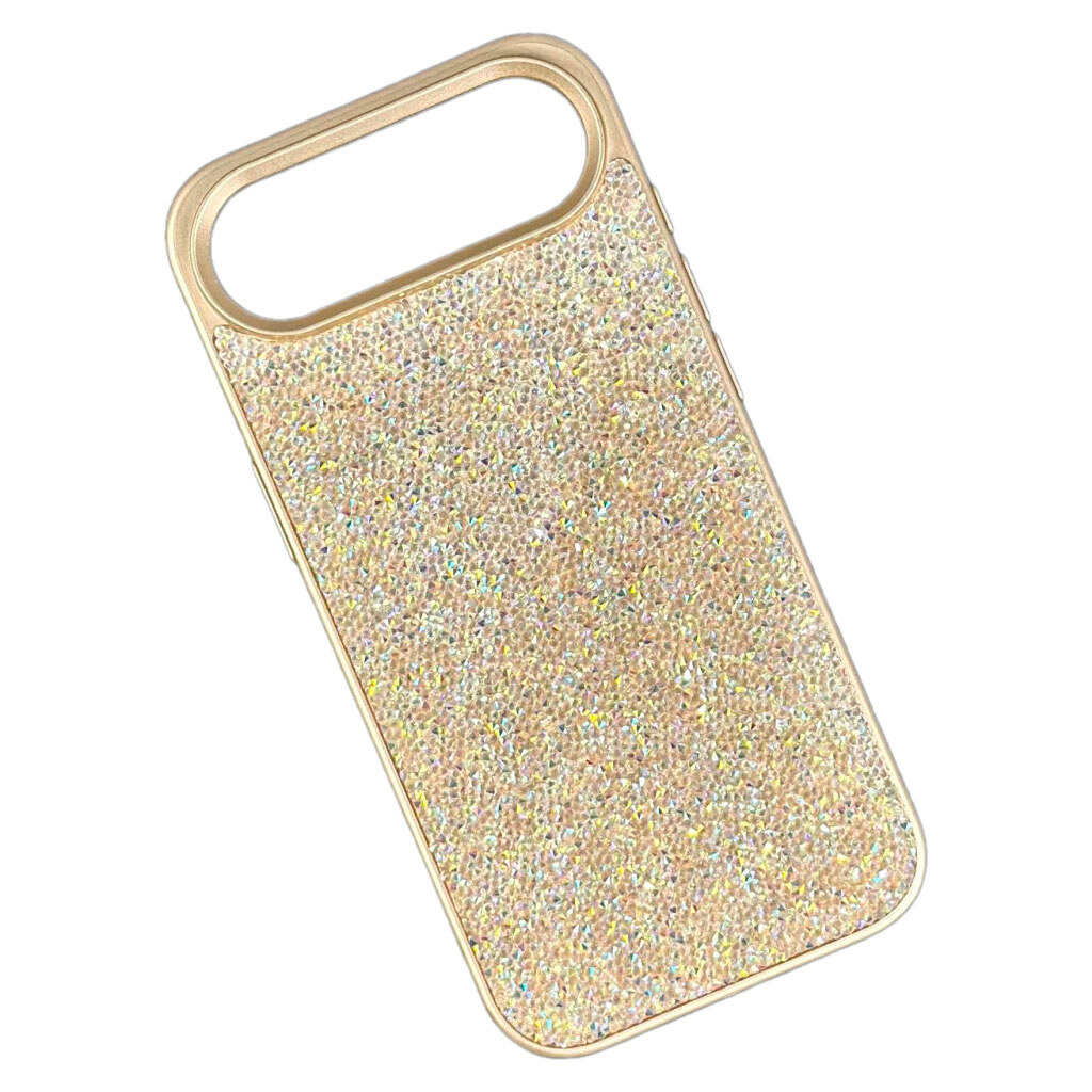 Чехол (накладка) Apple iPhone 17 Air, Swarovski Diamonds, Золотой - № 1 Чехол (накладка) Apple iPhone 17 Air, Swarovski Diamonds, Золотой - № 1