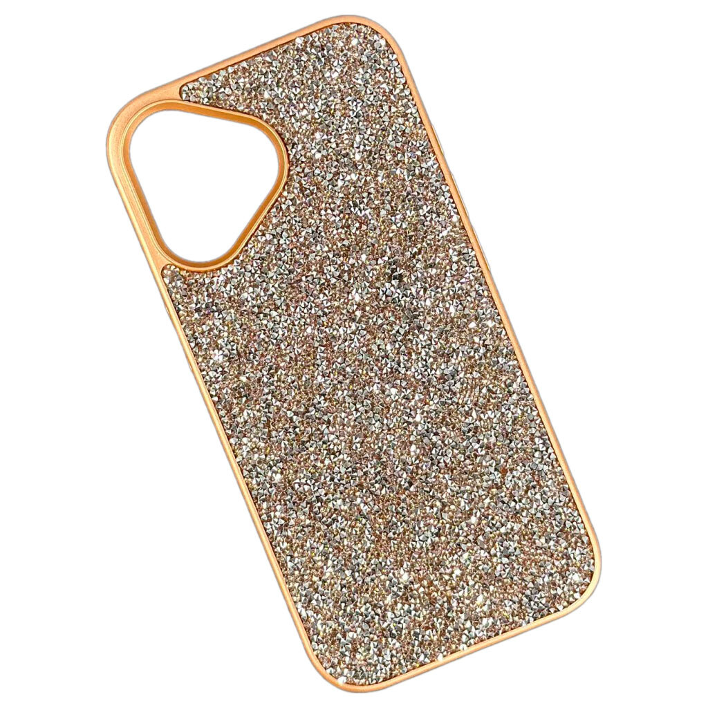 Чохол (накладка) Apple iPhone 17, Swarovski Diamonds, Жовтий - № 1 Чохол (накладка) Apple iPhone 17, Swarovski Diamonds, Жовтий - № 1