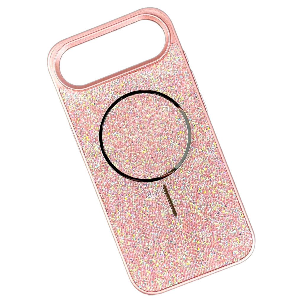 Чехол (накладка) Apple iPhone 17 Air, Swarovski Diamonds, MagSafe, Розовый - № 1 Чехол (накладка) Apple iPhone 17 Air, Swarovski Diamonds, MagSafe, Розовый - № 1