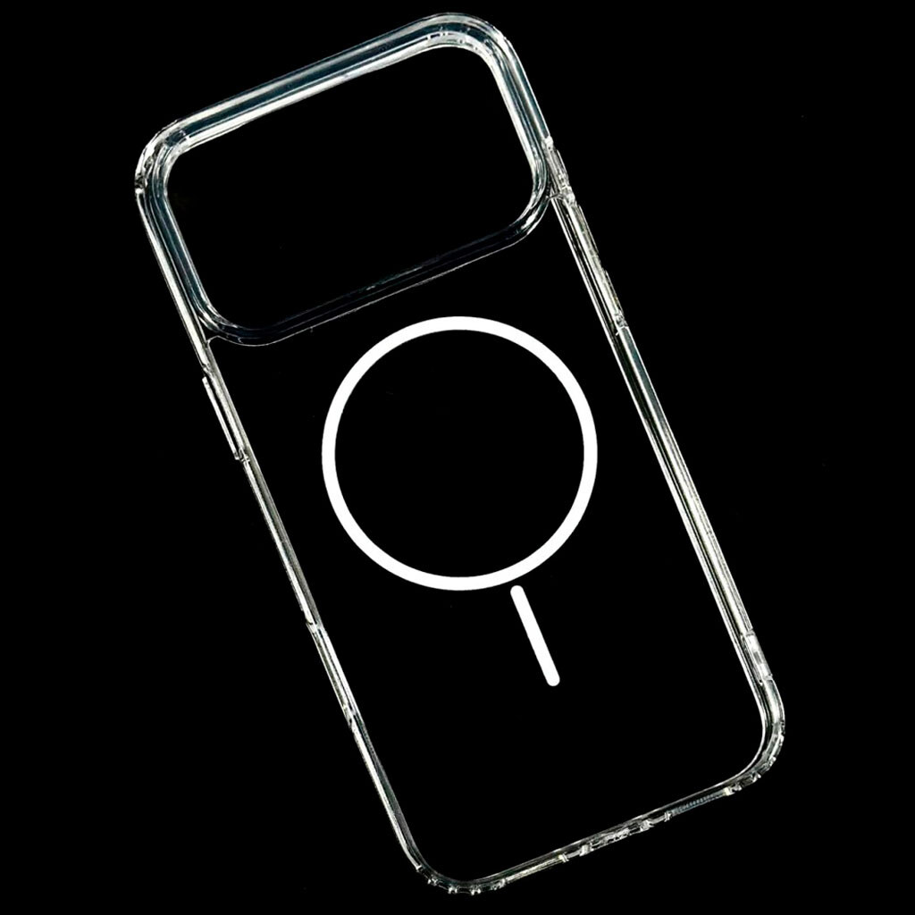 Чохол (накладка) Apple iPhone 17 Pro, Air Beats Transparent, MagSafe, Білий - № 1 Чохол (накладка) Apple iPhone 17 Pro, Air Beats Transparent, MagSafe, Білий - № 1