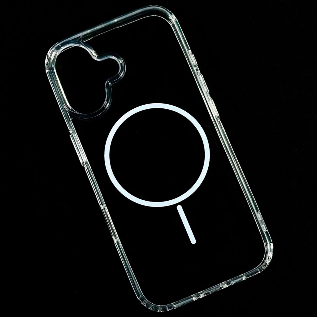 Чехол (накладка) Apple iPhone 17, Air Beats Transparent, MagSafe, Белый - № 1 Чехол (накладка) Apple iPhone 17, Air Beats Transparent, MagSafe, Белый - № 1
