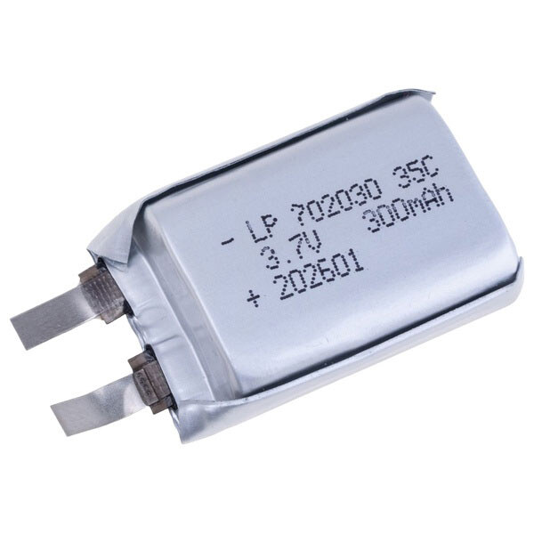 Акумулятор універсальний, 300 mAh, 7,0 х 20 х 30 мм. - № 1 Акумулятор універсальний, 300 mAh, 7,0 х 20 х 30 мм. - № 1
