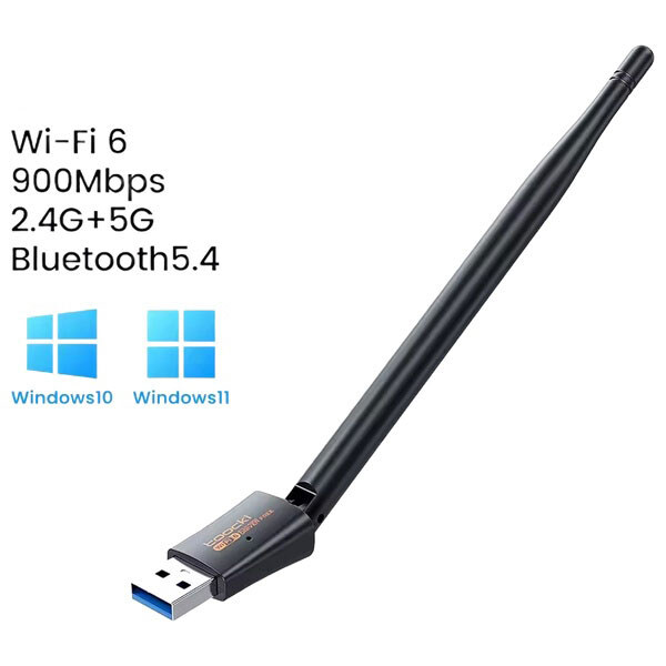 USB WiFi модуль WiFi6 900Mbps, 40300003 - № 1 USB WiFi модуль WiFi6 900Mbps, 40300003 - № 1