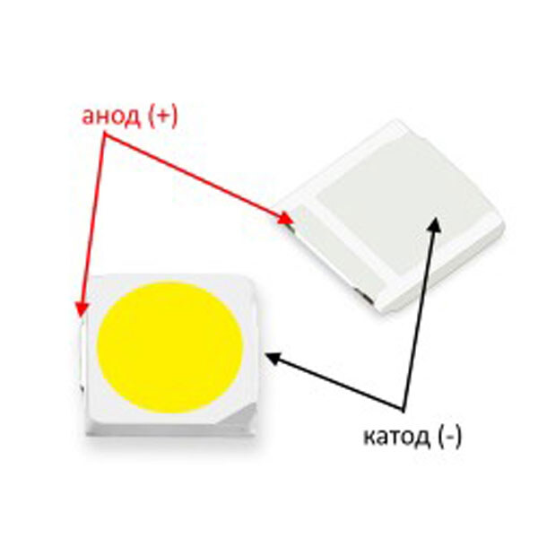 Світлодіод SMD 3030 Білий холодний 1W 3V 120-130lm 6000-6500K - № 1 Світлодіод SMD 3030 Білий холодний 1W 3V 120-130lm 6000-6500K - № 1