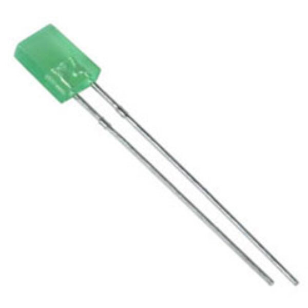 Светодиод 5х2mm Зеленый матовый 600-800 mCd 560-565 nm - № 1 Светодиод 5х2mm Зеленый матовый 600-800 mCd 560-565 nm - № 1