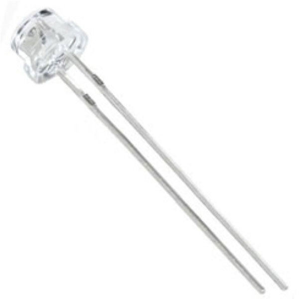 Світлодіод 4.8mm Червоний прозорий 1300-1600 mCd 2-2.2v - № 1 Світлодіод 4.8mm Червоний прозорий 1300-1600 mCd 2-2.2v - № 1