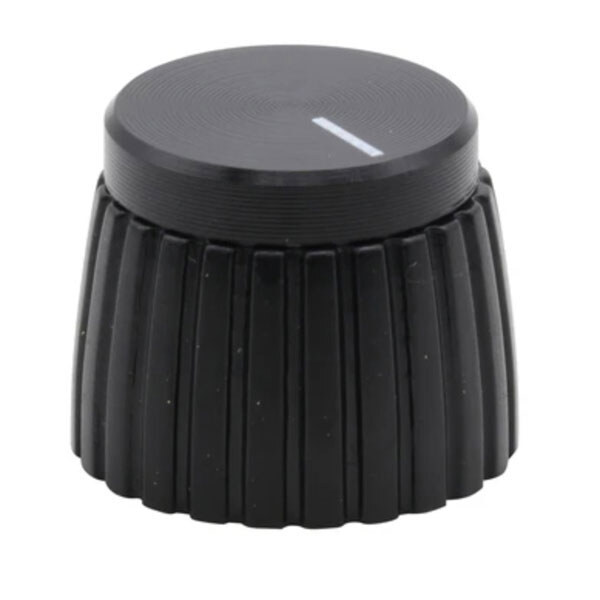 Ручка для потенциометра MARSHALL STYLE BLACK/BLACK 6*18T - № 1 Ручка для потенциометра MARSHALL STYLE BLACK/BLACK 6*18T - № 1