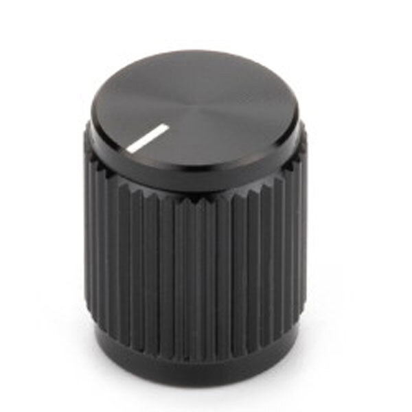 Ручка для потенциометра A-1316 12.7*15.8mm Black - № 1 Ручка для потенциометра A-1316 12.7*15.8mm Black - № 1