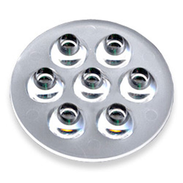 7х1W Линза-отражатель для 7х1W LED прозрачная - № 1 7х1W Линза-отражатель для 7х1W LED прозрачная - № 1