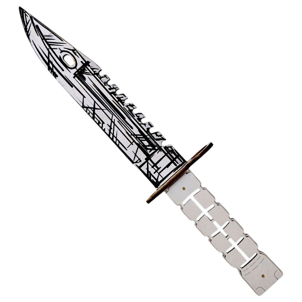 Игрушка нож "M9 BAYONET SKETCH", 17х6.5х2см, Сувенир-Декор - № 1 Игрушка нож "M9 BAYONET SKETCH", 17х6.5х2см, Сувенир-Декор - № 1