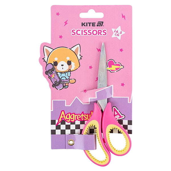 Ножиці дитячі "Aggretsuko", 16,5см, Kite - № 2 Ножиці дитячі "Aggretsuko", 16,5см, Kite - № 2