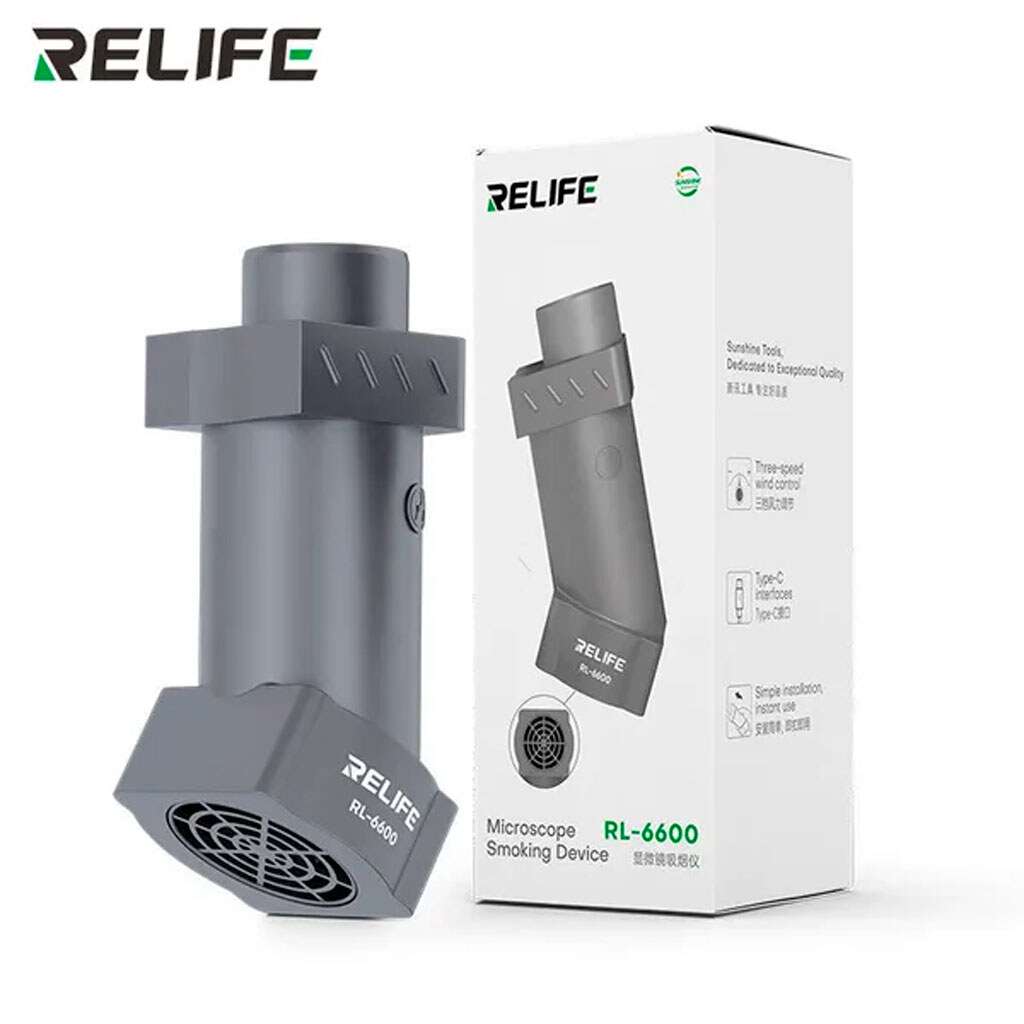 Вытяжка дыма Relife RL-6600, Серый - № 3 Вытяжка дыма Relife RL-6600, Серый - № 3