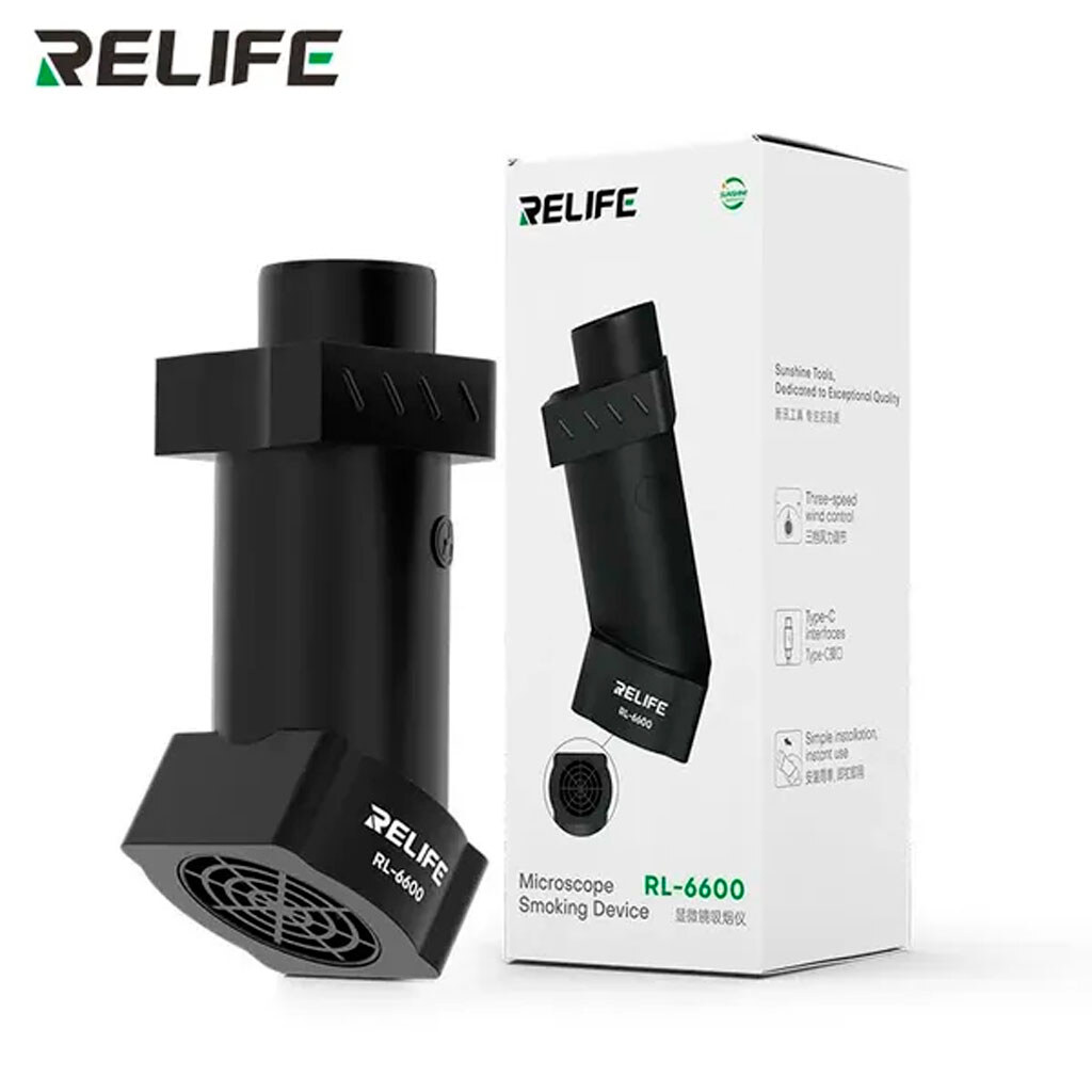 Витяжка диму Relife RL-6600, Чорний - № 4 Витяжка диму Relife RL-6600, Чорний - № 4