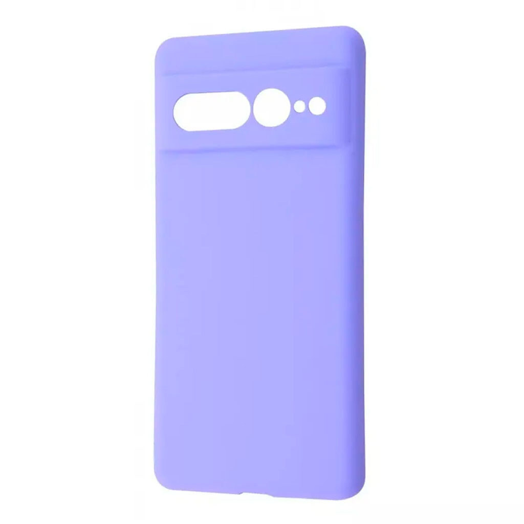 Чехол (накладка) Google Pixel 7 Pro, Wave Full Silicone, Light Purple, Фиолетовый - № 1 Чехол (накладка) Google Pixel 7 Pro, Wave Full Silicone, Light Purple, Фиолетовый - № 1