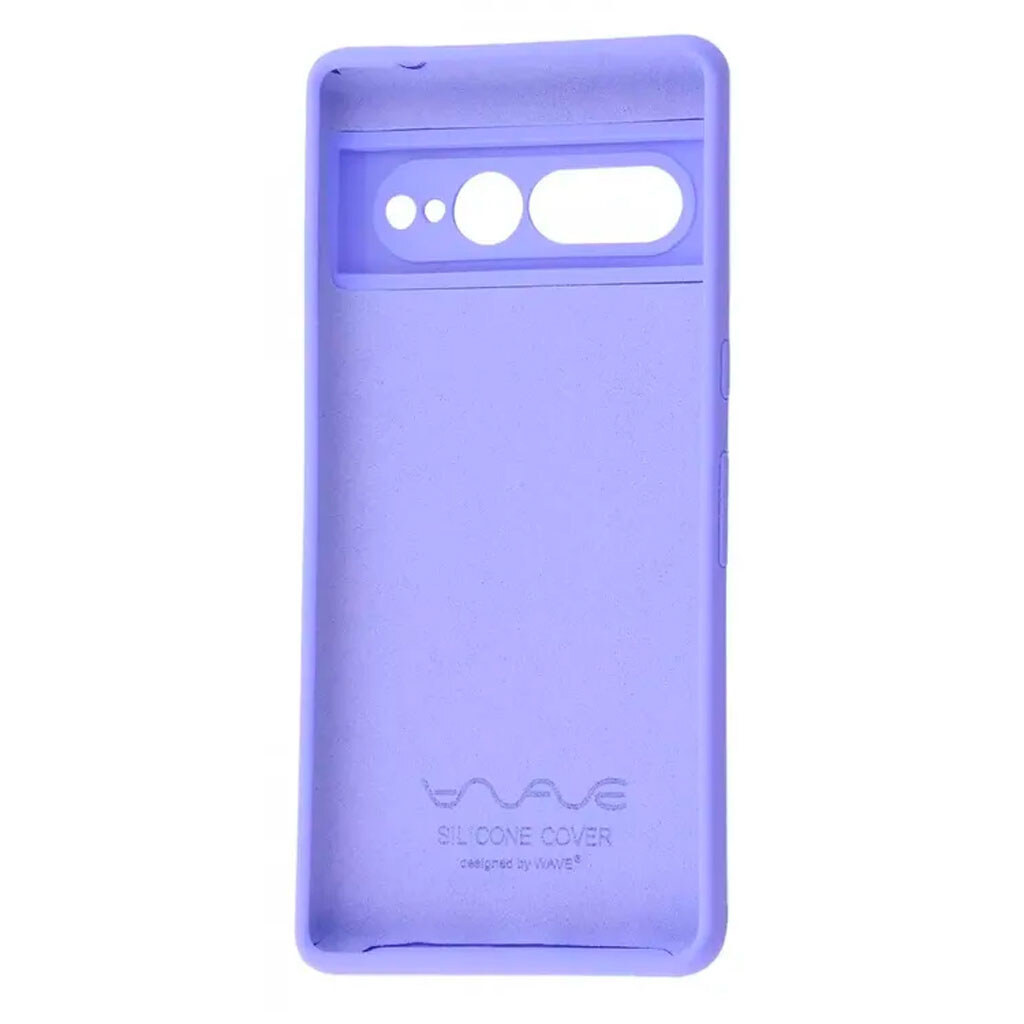 Чехол (накладка) Google Pixel 7 Pro, Wave Full Silicone, Light Purple, Фиолетовый - № 2 Чехол (накладка) Google Pixel 7 Pro, Wave Full Silicone, Light Purple, Фиолетовый - № 2