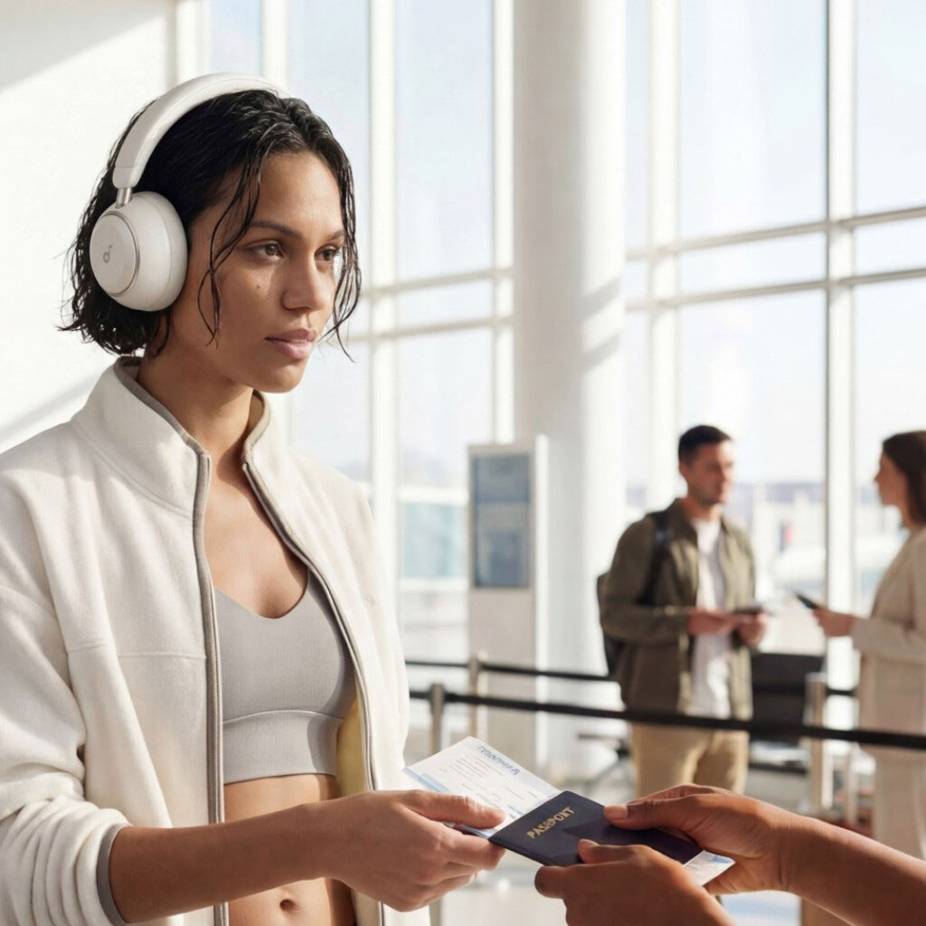 Bluetooth-гарнітура Anker SoundCore Space 2, З мікрофоном, Стерео, Білий - № 13 Bluetooth-гарнітура Anker SoundCore Space 2, З мікрофоном, Стерео, Білий - № 13