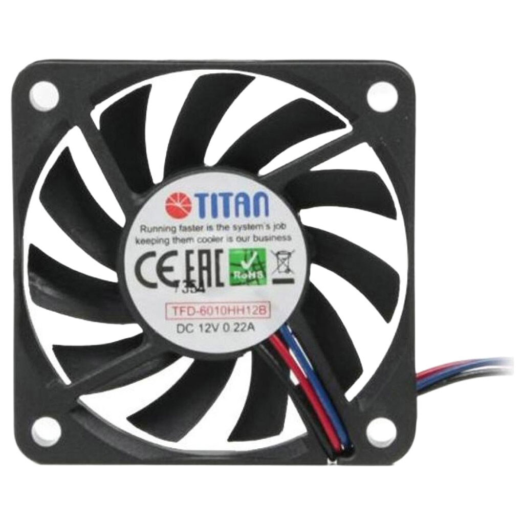 Вентилятор Titan TFD-6010HH12B, Черный - № 2 Вентилятор Titan TFD-6010HH12B, Черный - № 2
