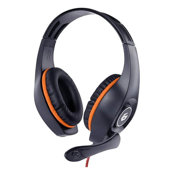 Наушники Gembird GHS-05-O, С микрофоном, Черный - № 1 Наушники Gembird GHS-05-O, С микрофоном, Черный - № 1