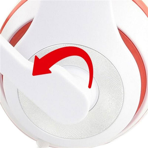 Наушники Gembird MHS-03-WTRD, С микрофоном, Белый - № 3 Наушники Gembird MHS-03-WTRD, С микрофоном, Белый - № 3
