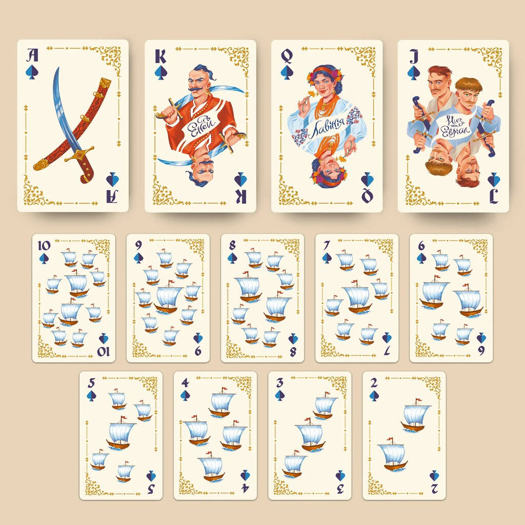 Игральные карты "Энеида", Orner - № 6 Игральные карты "Энеида", Orner - № 6