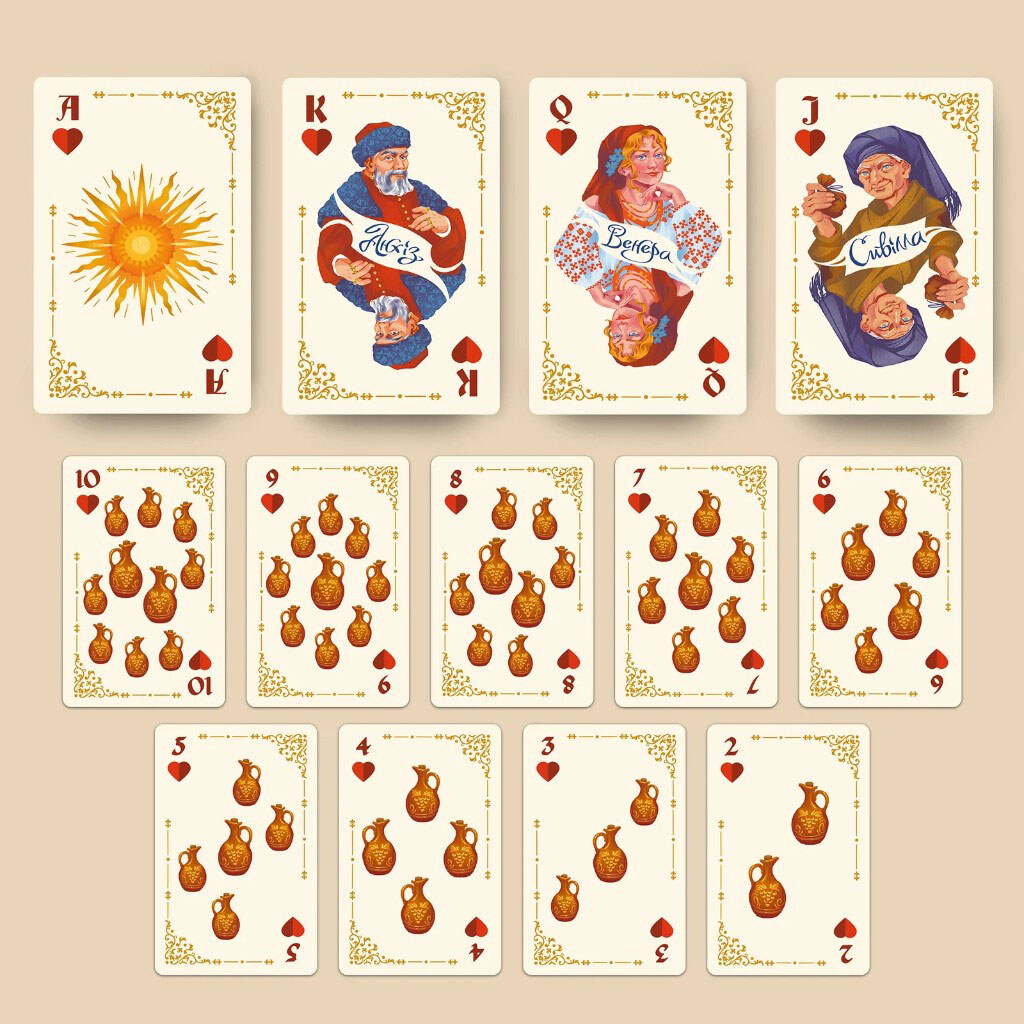 Игральные карты "Энеида", Orner - № 7 Игральные карты "Энеида", Orner - № 7