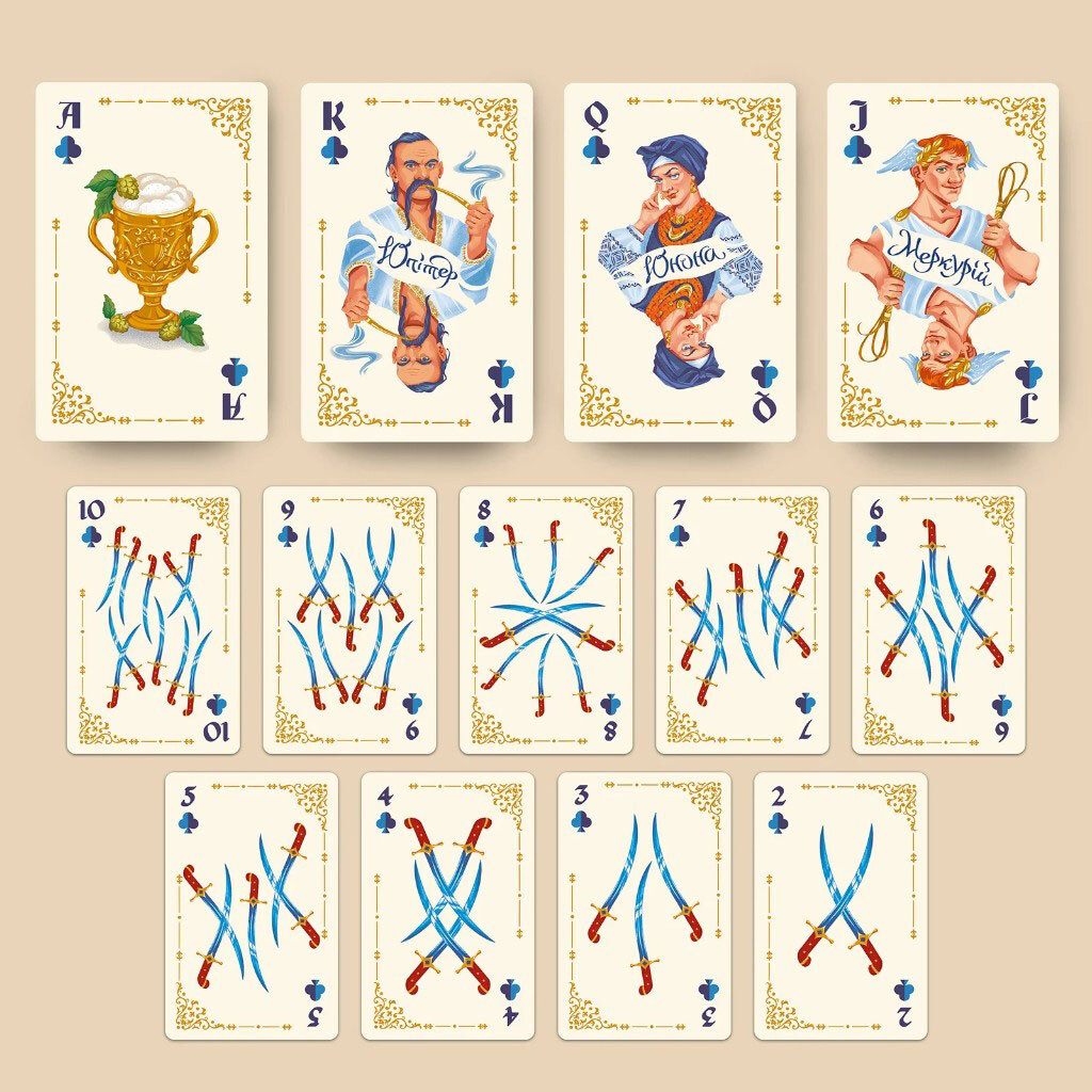 Игральные карты "Энеида", Orner - № 9 Игральные карты "Энеида", Orner - № 9