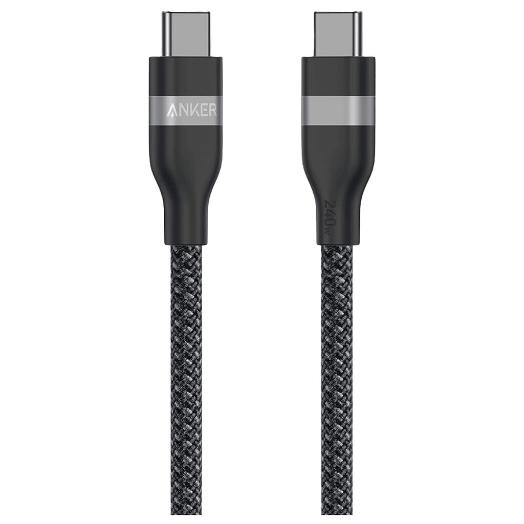 Кабель Anker A82E2H12, Type-C, 1.8 м., Черный - № 1 Кабель Anker A82E2H12, Type-C, 1.8 м., Черный - № 1