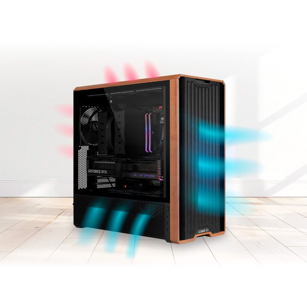 Корпус Lian Li Lancool 217, Черный - № 7 Корпус Lian Li Lancool 217, Черный - № 7