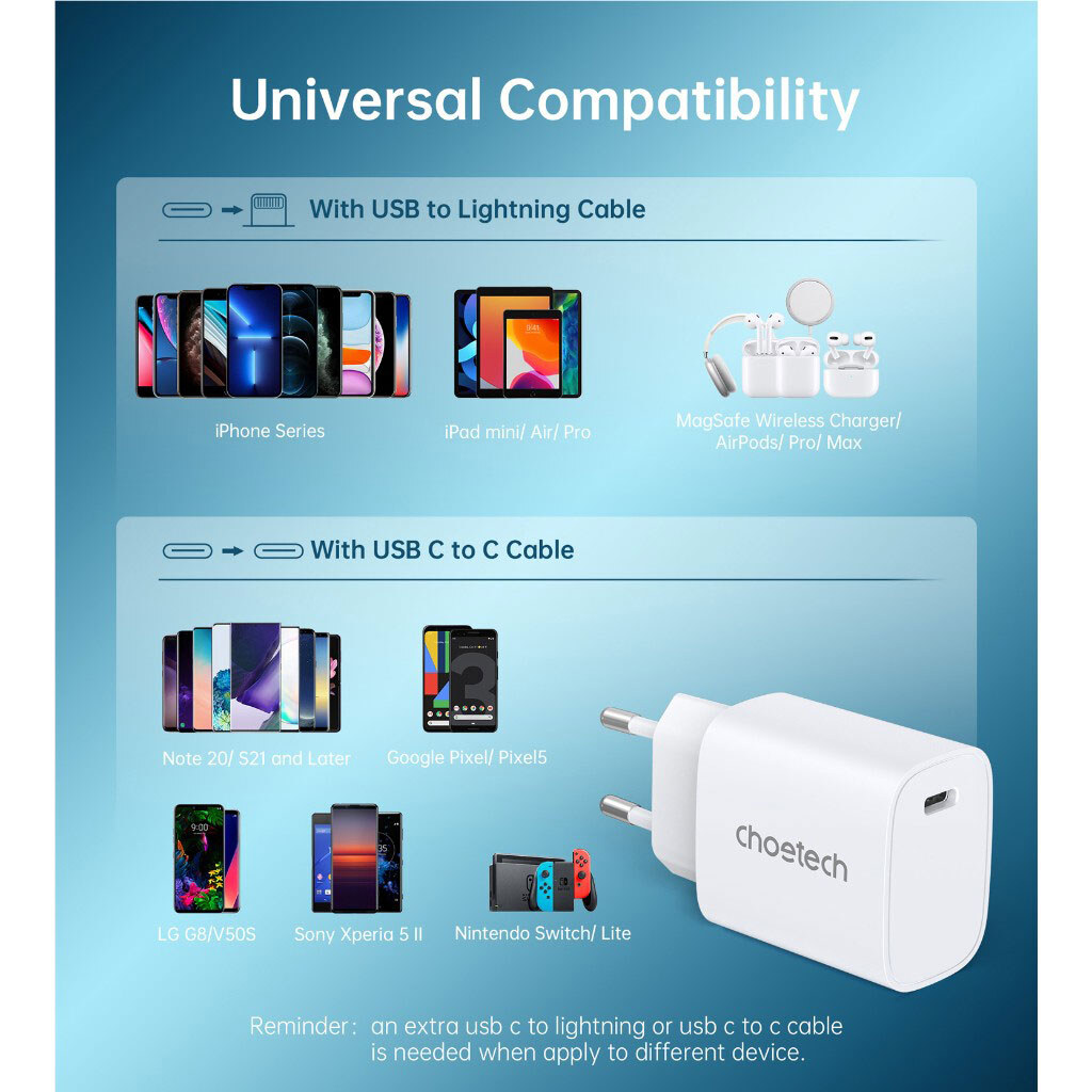 СЗУ Choetech Q5004-EU-WH, Белый - № 7 СЗУ Choetech Q5004-EU-WH, Белый - № 7