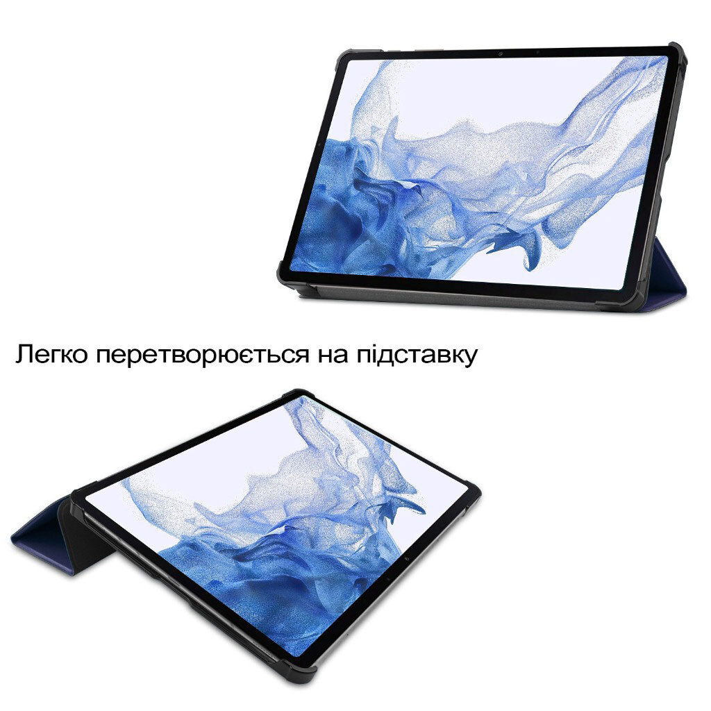 Чехол (книжка) Samsung X400 Galaxy Tab S10 Lite, BeCover Smart Case, Deep Blue, Синий - № 5 Чехол (книжка) Samsung X400 Galaxy Tab S10 Lite, BeCover Smart Case, Deep Blue, Синий - № 5