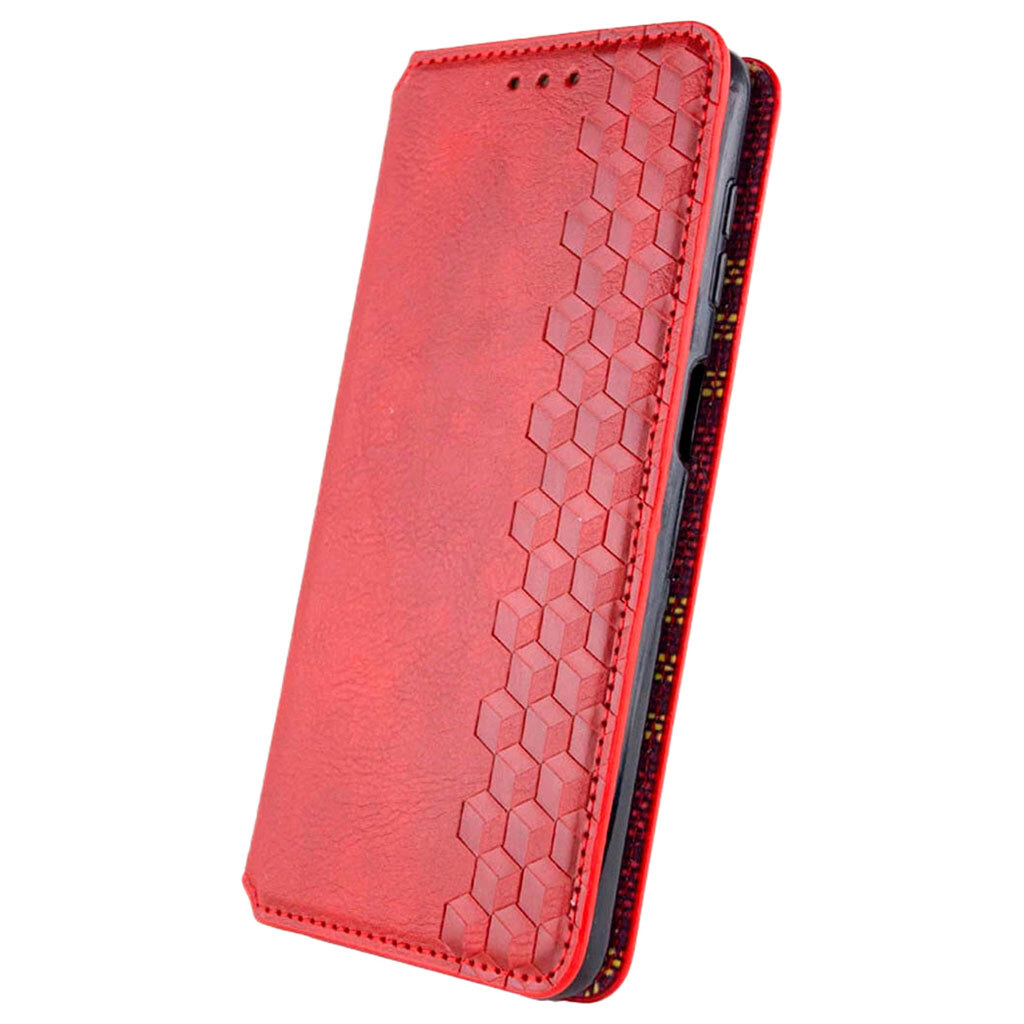 Чехол (книжка) Xiaomi 14T, GETMAN Cubic, Красный - № 2 Чехол (книжка) Xiaomi 14T, GETMAN Cubic, Красный - № 2