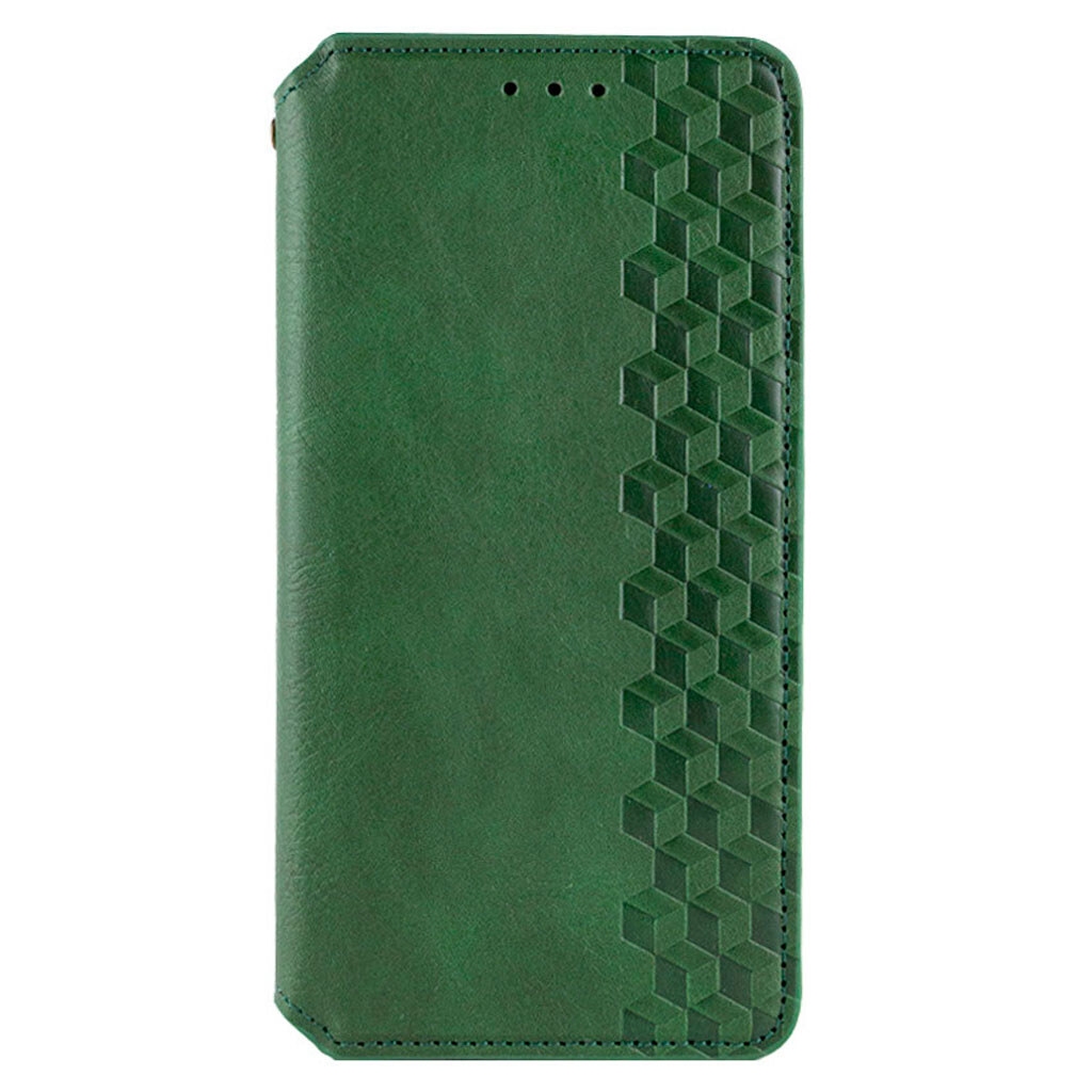 Чохол (книжка) Xiaomi Poco X8 Pro Max, GETMAN Cubic, Зелений - № 1 Чохол (книжка) Xiaomi Poco X8 Pro Max, GETMAN Cubic, Зелений - № 1