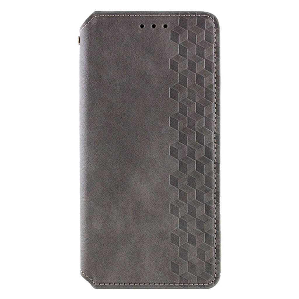 Чехол (книжка) Xiaomi Redmi Note 15, GETMAN Cubic, Серый - № 1 Чехол (книжка) Xiaomi Redmi Note 15, GETMAN Cubic, Серый - № 1