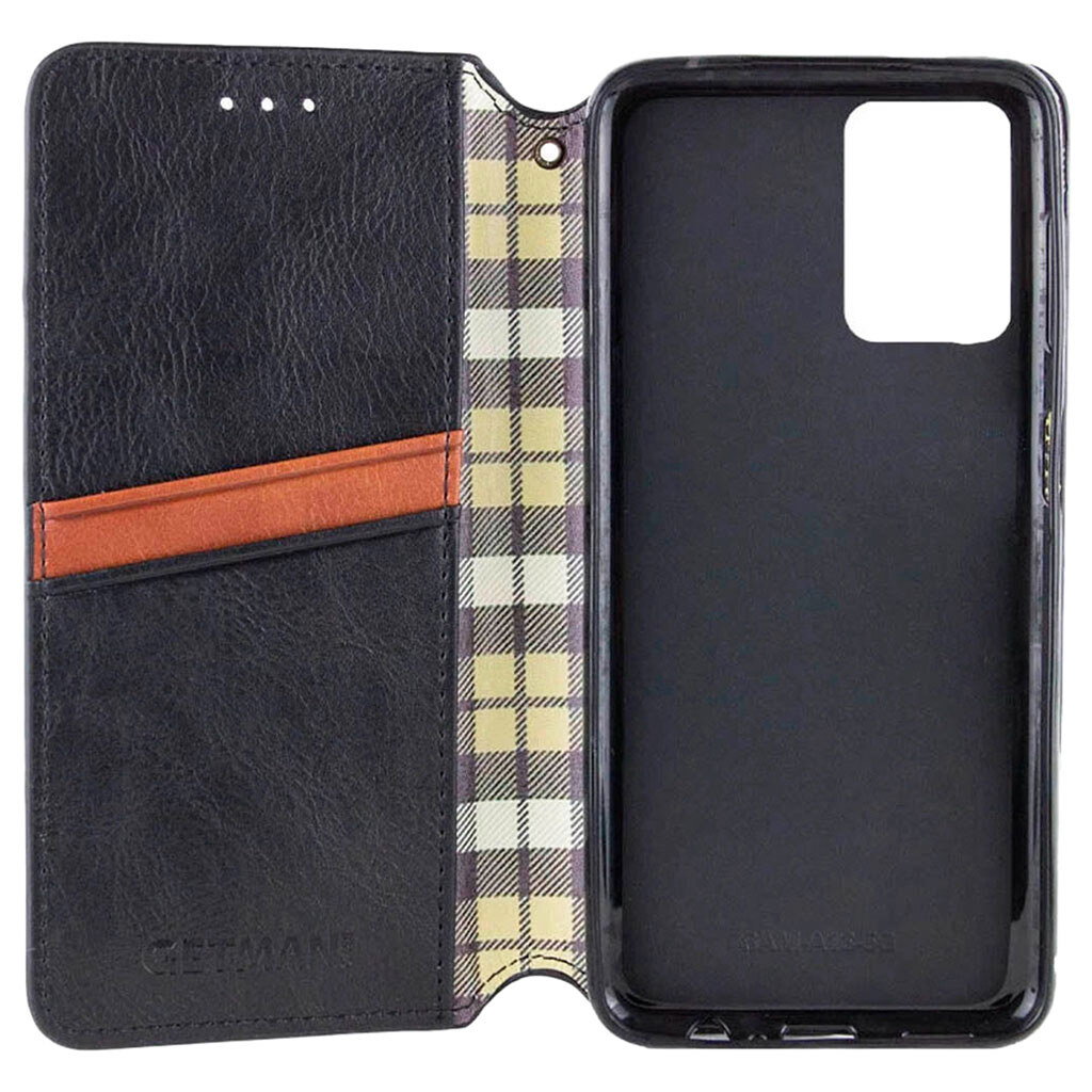 Чехол (книжка) Xiaomi Redmi Note 15 Pro 5G, GETMAN Cubic, Черный - № 3 Чехол (книжка) Xiaomi Redmi Note 15 Pro 5G, GETMAN Cubic, Черный - № 3
