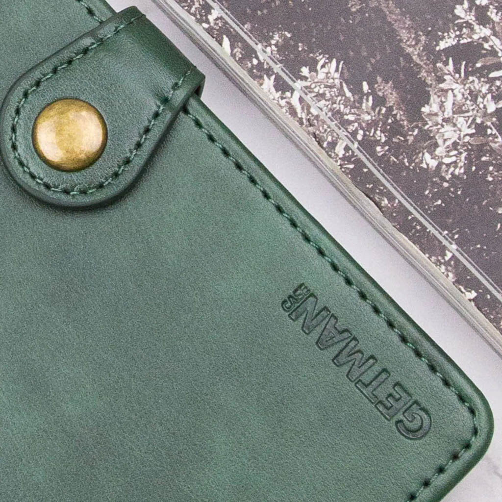 Чехол (книжка) Xiaomi Redmi Note 11 / Redmi Note 11S, GETMAN Gallant, Зеленый - № 6 Чехол (книжка) Xiaomi Redmi Note 11 / Redmi Note 11S, GETMAN Gallant, Зеленый - № 6