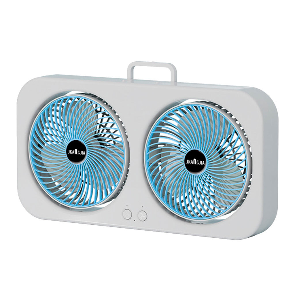 Вентилятор настольный F105 Dual-Fan Design, Синий - № 1 Вентилятор настольный F105 Dual-Fan Design, Синий - № 1