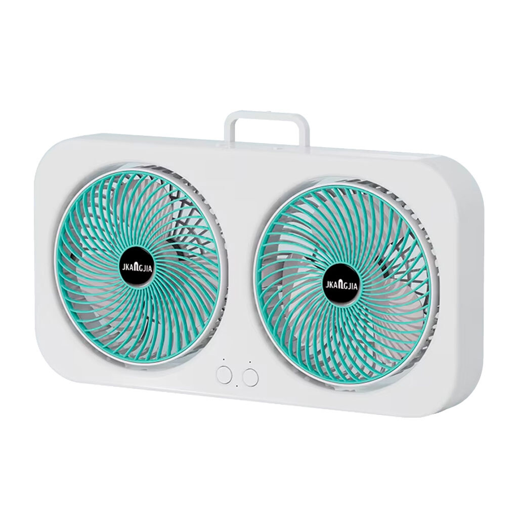 Вентилятор настольный F105 Dual-Fan Design, Зеленый - № 1 Вентилятор настольный F105 Dual-Fan Design, Зеленый - № 1